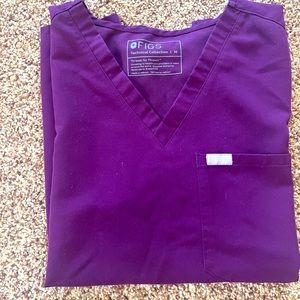 Womans Fig scrubs Deep Purple